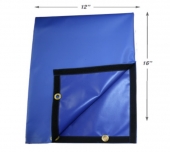 Large Blue Bag Actuator Cover 12" x 16"